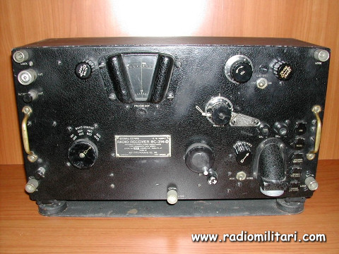 Radio Receiver BC-314,-C,-D,-E,-F,and G