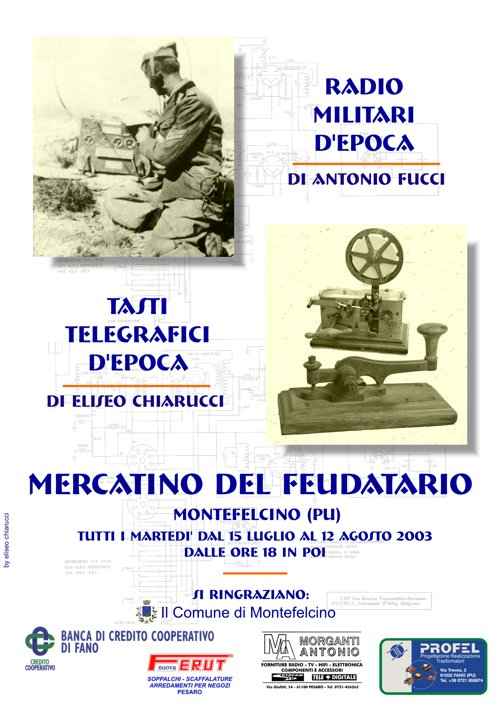 Mostra 2003 - Mercatino del Feudatario - Montefelcino